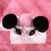 Jouets anaux : Plug anal queue de renard avec bandeau oreilles de chat et collier, jouets sexuels anaux en métal pour femmes