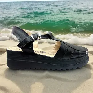 Sandales à Talon Haut en Cuir Confortables pour Femme, Légères, Bout Ouvert Carré, Tendance, Idéales Mariages et Soirées, en Peau de Mouton - Product Image 6