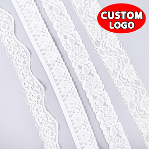Fábrica <span class=keywords><strong>de</strong></span> <span class=keywords><strong>Accesorios</strong></span> para Prendas <span class=keywords><strong>de</strong></span> Vestir, <span class=keywords><strong>Precio</strong></span> Bajo al por Mayor, <span class=keywords><strong>Correa</strong></span> Elástica para Ropa <span class=keywords><strong>de</strong></span> Mujer, Servicio OEM/ODM, Cinta <span class=keywords><strong>de</strong></span> Encaje Blanca - Product Image 1