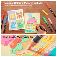 Lot de 48 stylos de peinture acrylique de qualité artiste, grands marqueurs permanents imperméables pour la peinture sur roche, toile, bois, verre et loisirs créatifs DIY