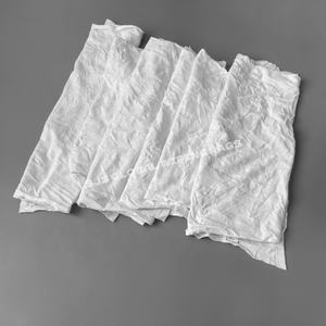 Trapos de Algodón 100% Puro Blanco, Trapos Industriales de Algodón Blanco Cortados en Trozos, Trapos de Camiseta, Trapos de Punto - Product Image 1
