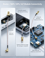 Câble coaxial RG316 SMA en cuivre toronné, assemblage de câble coaxial RF à faible perte 50 Ohm, pigtail d'antenne pour FPV, drone, routeur WiFi, GPS SMA01