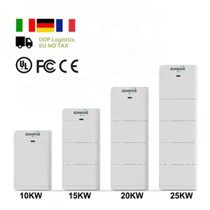 Sunwave 10kWh 15kWh 20kWh 100ah 200ah Power Lithium Ion Lifepo4 Stackable Solar Battery Pack For Energy Storage System