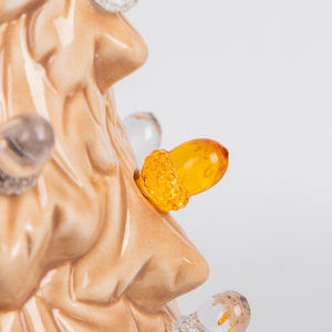 Co-Arts Decoración de mesa de alta calidad Gris claro Vintage Cerámica Porcelana Árbol de Navidad Interior Hogar Árboles de Navidad artificiales Arboles - Product Image 5