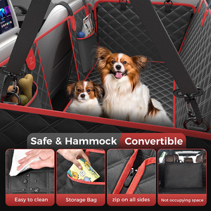 Premium Durable Oxford <span class=keywords><strong>Dog</strong></span> Car Seat Cover Extensor de asiento trasero Pet <span class=keywords><strong>Backseat</strong></span> <span class=keywords><strong>Dog</strong></span> Car Hamaca - Product Image 3