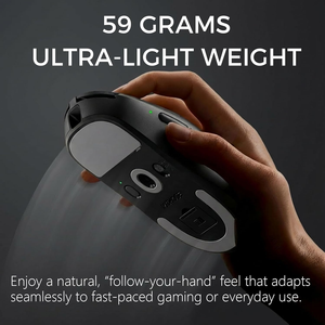 Souris de jeu sans fil MCHOSE A7 V2 Ultra+ Tri-Mode avec station de charge magnétique, 59G, double mode filaire/sans fil, polling 8K, autonomie de 130h - Product Image 6