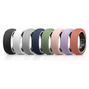 Cubiertas para Anillos de Mujer, Paquete de 8 para Oura Ring 4 Gen 3, Juego de Protectores de Silicona Suave, Color Rosa Pálido, Lila, Verde Salvia, Crema, Delgadas y Elegantes - Product Image 1