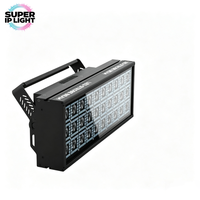 Projecteur LED Stroboscopique 400W à Faisceau Lumineux RGB et Blanc Chaud, Source de Lumière à Haute Intensité, Contrôle DMX512 RDM pour Scène/DJ/Discothèque