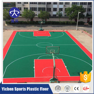 Azulejos deportivos entrelazados multiusos para fútbol sala, baloncesto, tenis, bádminton, hockey, cancha de patinaje - Product Image 3