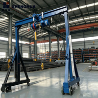 Grue mobile électrique personnalisée à commande à distance, certifiée CE, capacité de 0,5 à 5 tonnes, portée réglable de 2 à 12 m, usage intensif