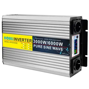 HOULI 24V To 220V 6000W Power Inverter Pure Sine Wave 6000 Watt Solar Inverter Convertidor De Corriente De 12V A 110V 220V
