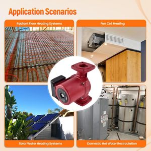 ปั๊มน้ำหมุนเวียน Talspity 115V 1/2HP 3 สปีด สแตนเลส สำหรับระบบทำความร้อนและความเย็น - Product Image 6