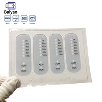 Revêtement graphique personnalisé en acrylique, feuilles de plastique PMMA/PC/PVC pour applications industrielles et électroniques