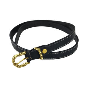 <strong>Peplum</strong> of Leather Patchwork Cloth <strong>Belt</strong> Design Sense of Gold Buckle Leather <strong>Belt</strong> Jeans Waist <strong>Belt</strong> - Product Image 2