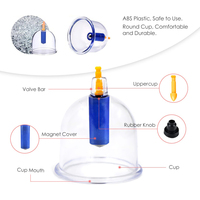 PZ 24 Ventouse Curv Ventouses Thérapie par ventouses Kit Manuel Jetable Ventouse Hijama Ventouses Ensemble Logo Personnalisé Boîte De Couleur