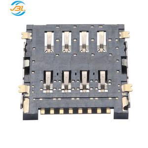 ขายส่ง ปรับแต่งได้ ขั้วต่อไมโครซิมการ์ด Molex คุณภาพสูง <span class=keywords><strong>8</strong></span> ขา แบบพลิก H1.5 ตัวเมีย วัสดุ SUS ผสมทองแดง - Product Image 5