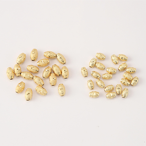 <span class=keywords><strong>Perline</strong></span> lettere sabbia oro secchio <span class=keywords><strong>perline</strong></span> per gioielli che fanno sabbia 18 carati ottone placcato oro moderno gioielli collana di <span class=keywords><strong>perline</strong></span> tribali - Product Image 2