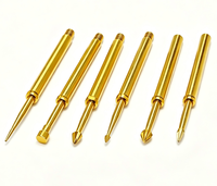 Aiguille de sonde multi-axes usinée sur mesure, pointe de sonde à structure complexe, broche de contact électronique de précision en acier inoxydable CNC