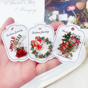 Produsen Mewah Hadiah Selamat Natal Pohon Rusa Kutub Enamel Bros Pakaian Dasi Syal Kancing Pin Lencana Bros Kustom - Product Image 2