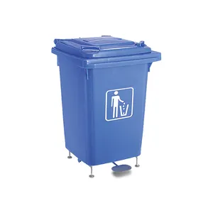 Hdpe 240L recycle garbage bin trash can plastic waste bins kitchen pull out waste bin