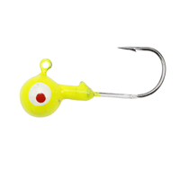 Umpan Pancing Jig Head Bulat OEM 5g 7g untuk Umpan Lunak, Crappie, Bass, Trout, Air Tawar dan Air Asin
