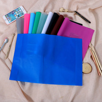 Couverture de cahier d'exercices en PVC résistant à l'eau, style épais, personnalisable en A4, A5, A6, avec couleur personnalisée pour l'école