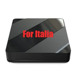 뜨거운 판매 리셀러 패널 iptv 이탈리아 4K 스마트 TV 박스 무료 테스트 지원 Enigma2 이탈리아어 무료 테스트