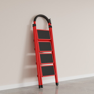 Échelle pliante Iyanen En'en, capacité de charge 150 kg, plateforme télescopique en acier portable en forme de A pour intérieur - Product Image 2