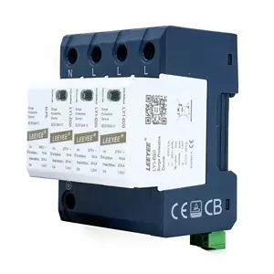 LEEYEE T2 T3 parafulmine 230V AC dispositivo di protezione contro le sovratensioni collegabile multipolare SPD