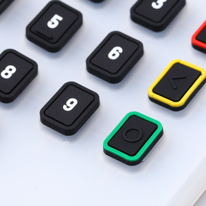 Boutons en caoutchouc pour jouets, poignée de caisse enregistreuse, boutons en silicone de qualité alimentaire, modèle de bouton en silicone 001 personnalisé - Product Image 1