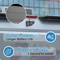 GreenYi – caméra de recul solaire à aimant, moniteur IPS de 7 pouces, Kit DVR sans fil, 1 Min, bricolage pour fourgonnettes, remorque, RV, camion, voiture