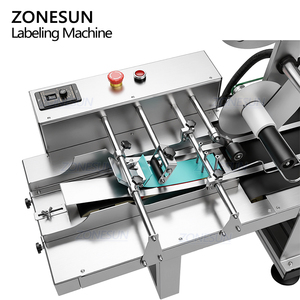 เครื่องติดฉลากอัตโนมัติ ZONESUN ZS-TB150PBF สำหรับถุงพลาสติก กล่องใส่หนังสือ การ์ด กล่อง ของเหลวที่มีพื้นผิวเรียบ - Product Image 3