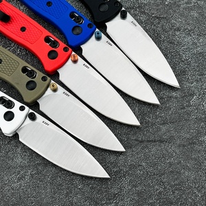 533 Bugout Pocket Knife Outdoor Camping Tactics Nylon Wave Fiber Handle Hunting Survival EDC Folding Knife <strong>Hand</strong> <strong>Tool</strong> US Shipping - Product Image 2