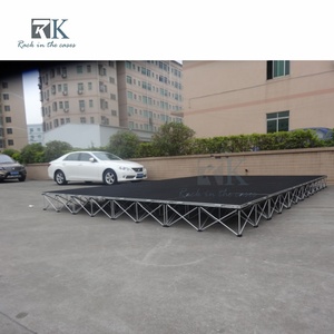Escenario Portátil Personalizado para Interiores y Exteriores, Plataforma de Escenario Antideslizante de Aluminio, Podio para Eventos Musicales - Product Image 5