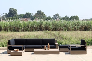 Tumbona Moderna de Madera Maciza para Exteriores con Diseño Elegante para Espacios Exteriores Duraderos - Product Image 6