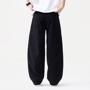 Jean droit tendance à strass en forme d'étoile, style rétro décontracté coréen - Product Image 2