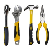Kit de 108 outils professionnels en acier au carbone avec mallette rigide OEM – Tournevis, pioches et outils multifonctions pour bricolage, réparation automobile et domestique – Idéal comme cadeau