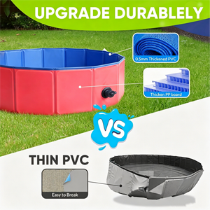 <span class=keywords><strong>Piscine</strong></span> pliable pour la famille, taille personnalisée, en PVC, pour animaux de compagnie, baignoire pour chien, pour usage résidentiel extérieur - Product Image 2