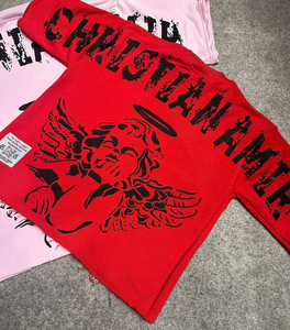 เสื้อยืดผ้าฝ้ายพิมพ์ลายโลโก้ตามสั่งแบบมีตราสินค้า DTF โลโก้ส่วนตัวกล่องขนาดใหญ่เข้ารูปแบบแห้งคุณภาพสูง - Product Image 2