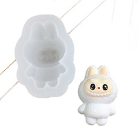Moule en silicone en forme de lapin Yulixin SM, écologique, non toxique, pour savon fait main, plâtre, chocolat, décorations de gâteaux