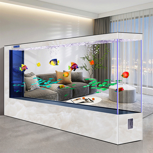 Extra Grote Vloer Staande <span class=keywords><strong>Aquarium</strong></span> Gigantisch <span class=keywords><strong>Aquarium</strong></span> Als Kamerverdeler Met Ultrahelder Glas Voor De Woonkamer - Product Image 5
