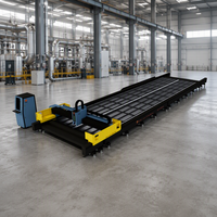 Mesin Pemotong Laser Fiber Plat Tebal dengan Gantry Linear Guide, Kontrol Cypcut, dan Meja Las Satu Tabung untuk Produksi Industri