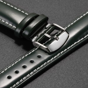 Full Grain a sgancio rapido Japan Shell Cordovan vera pelle cinturino orologio 18 19 20 21 22mm nuovo giubileo cinturino in vera pelle - Product Image 4