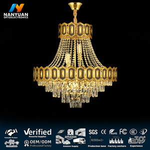 Lámpara de Techo Colgante <span class=keywords><strong>LED</strong></span> de Cristal de Lujo con Diseño de Borlas Escalonadas para Decoración Moderna del Hogar - Product Image 1