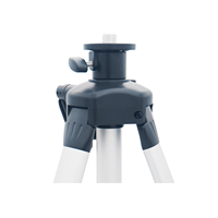 Trépied de topographie robuste en alliage d'aluminium avec pieds télescopiques de 1,5 m de hauteur maximale pour récepteur GNSS et station totale – Installation stable sur le terrain