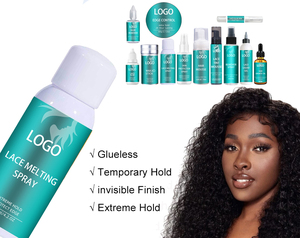 Kit de perruque de marque privée outils d'extension de cheveux colle en aérosol pour perruque <span class=keywords><strong>avant</strong></span> en dentelle adhésif imperméable à forte tenue colle de dentelle parfumée - Product Image 3