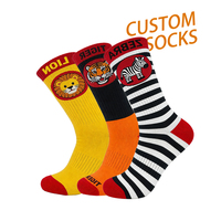 Chaussettes amusantes personnalisées, conception gratuite, chaussettes originales, motif personnalisé, logo, chaussettes en coton, chaussettes amusantes en jacquard