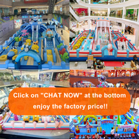 Ceyu - Castillo Inflable Grande de PVC para Exteriores con Temática de Exploración Espacial, Parque de Juegos Inflable para Niños, Parque de Saltos con Bungee para Niños