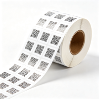 Étiquettes de suivi personnalisées Haoxuan, autocollants adhésifs en PET avec impression QR pour la gestion des produits et le contrôle des informations