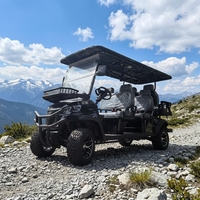 Voiturette de golf électrique 8 places 72V certifiée CE, batterie lithium longue portée, écran 9 pouces, 30-50 km/h, navette touristique